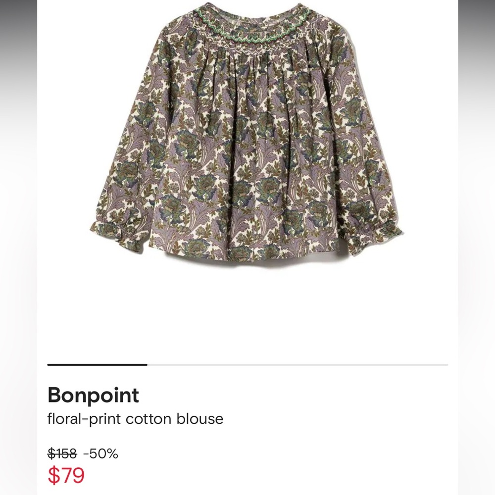Bonpoint girl blouse